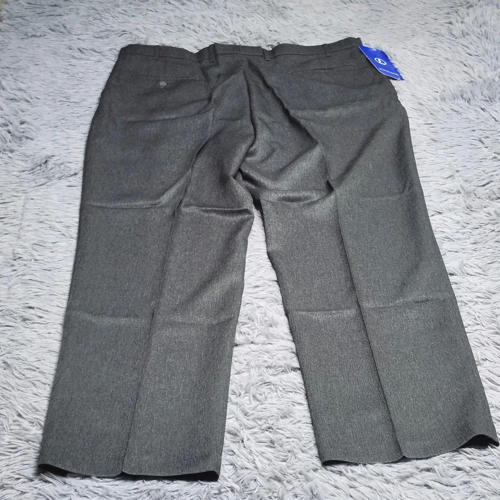 Vintage 1999 Levis‎ Action Slacks Mens 42x30 Gray Poly W42 L30 Dress Pants NOS